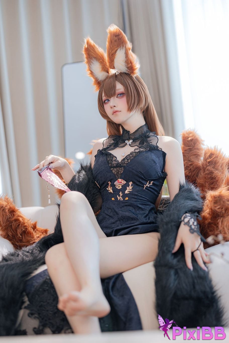 Cosplay Island Fish Azur Blue Route Sky City Dress PixiBB.COM 018