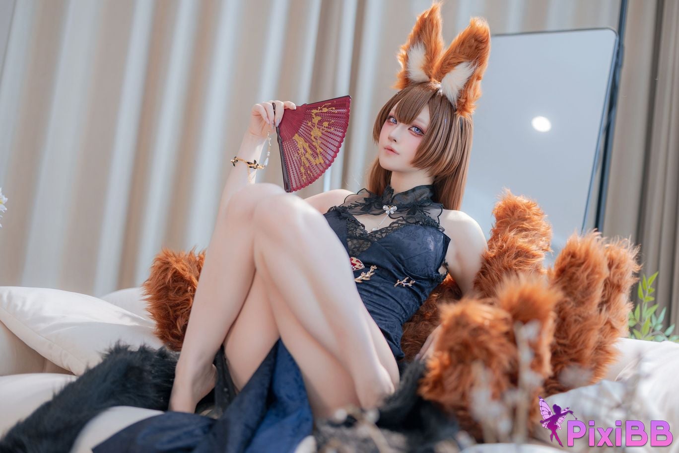 Cosplay Island Fish Azur Blue Route Sky City Dress PixiBB.COM 028