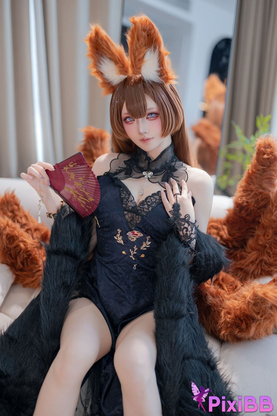 Cosplay Island Fish Azur Blue Route Sky City Dress PixiBB.COM 032