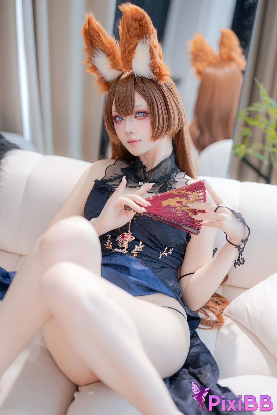 Cosplay Island Fish Azur Blue Route Sky City Dress PixiBB.COM 033