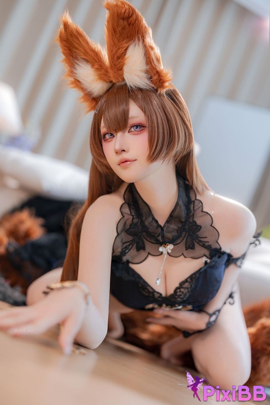 Cosplay Island Fish Azur Blue Route Sky City Dress PixiBB.COM 037