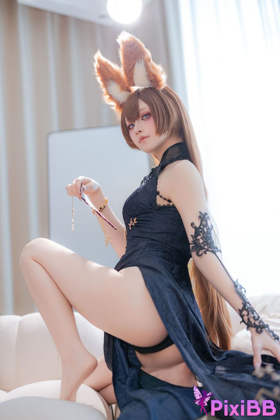 Cosplay Island Fish Azur Blue Route Sky City Dress PixiBB.COM 045