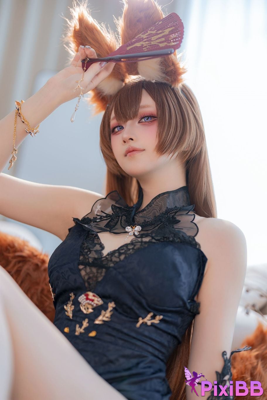 Cosplay Island Fish Azur Blue Route Sky City Dress PixiBB.COM 059