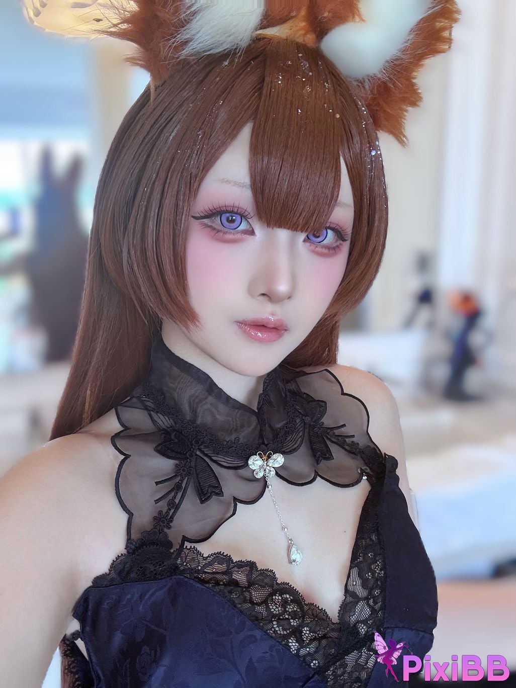 Cosplay Island Fish Azur Blue Route Sky City Dress PixiBB.COM 060