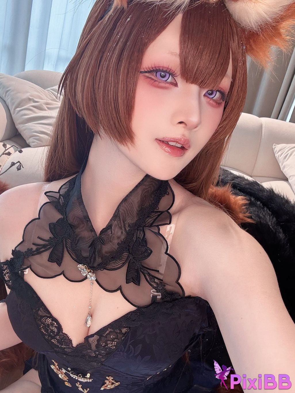 Cosplay Island Fish Azur Blue Route Sky City Dress PixiBB.COM 064