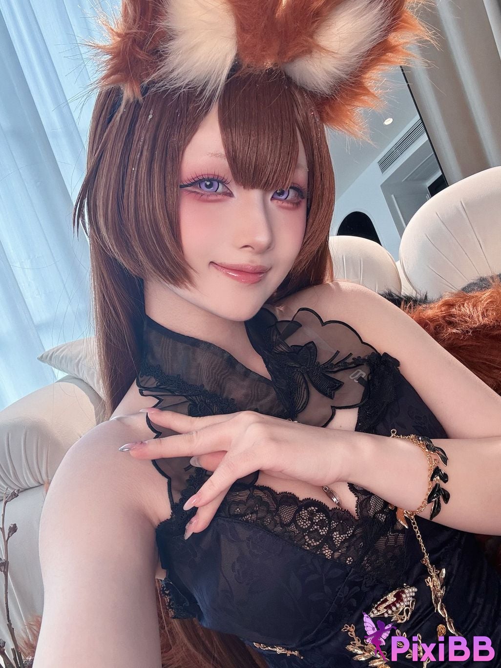 Cosplay Island Fish Azur Blue Route Sky City Dress PixiBB.COM 065