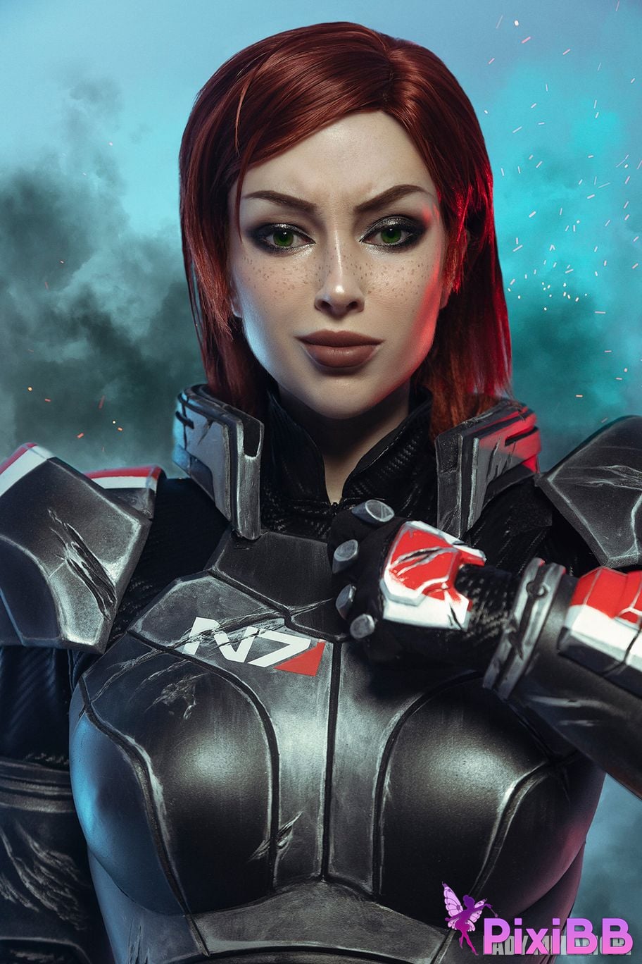 Lada Lyumos & Lady Melamori Commander Shepard & Miranda Lawson PixiBB.COM 1