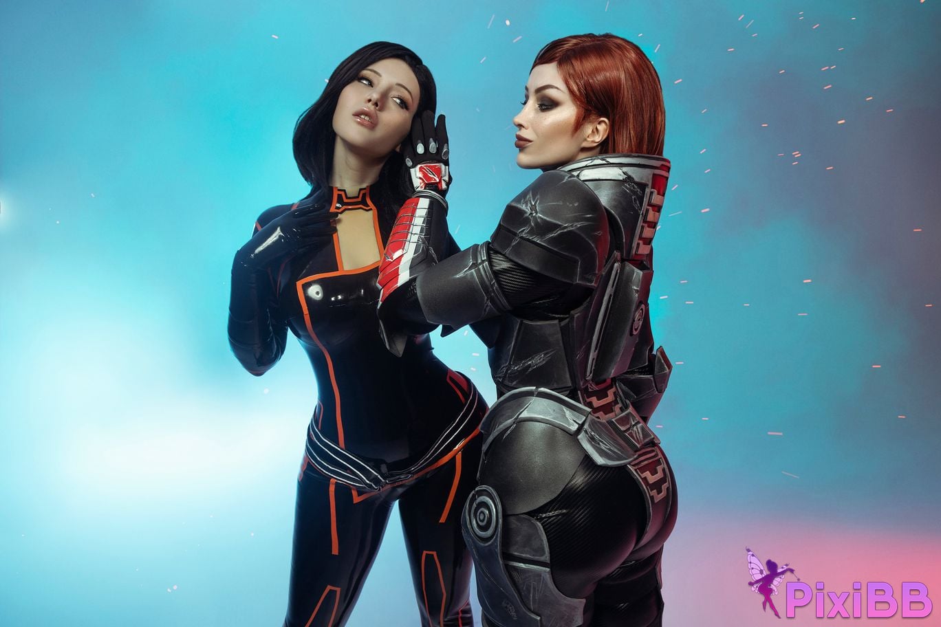 Lada Lyumos & Lady Melamori Commander Shepard & Miranda Lawson PixiBB.COM 10