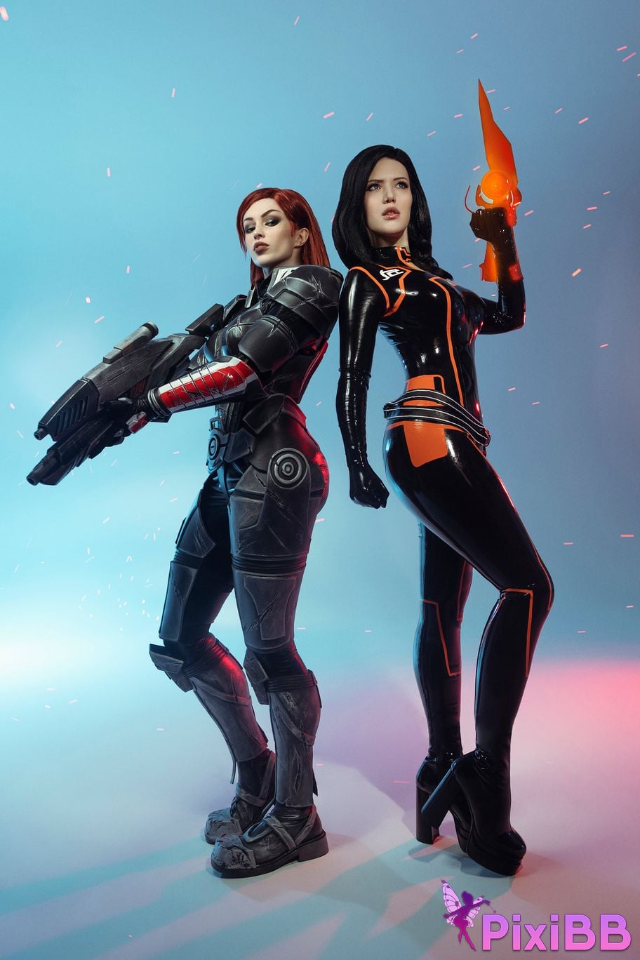 Lada Lyumos & Lady Melamori Commander Shepard & Miranda Lawson PixiBB.COM 12