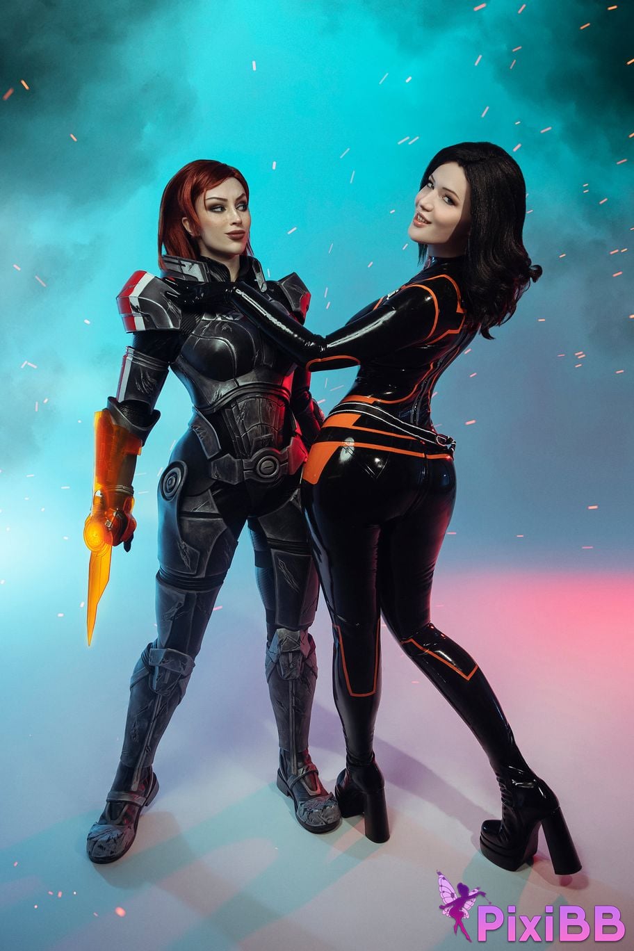Lada Lyumos & Lady Melamori Commander Shepard & Miranda Lawson PixiBB.COM 17