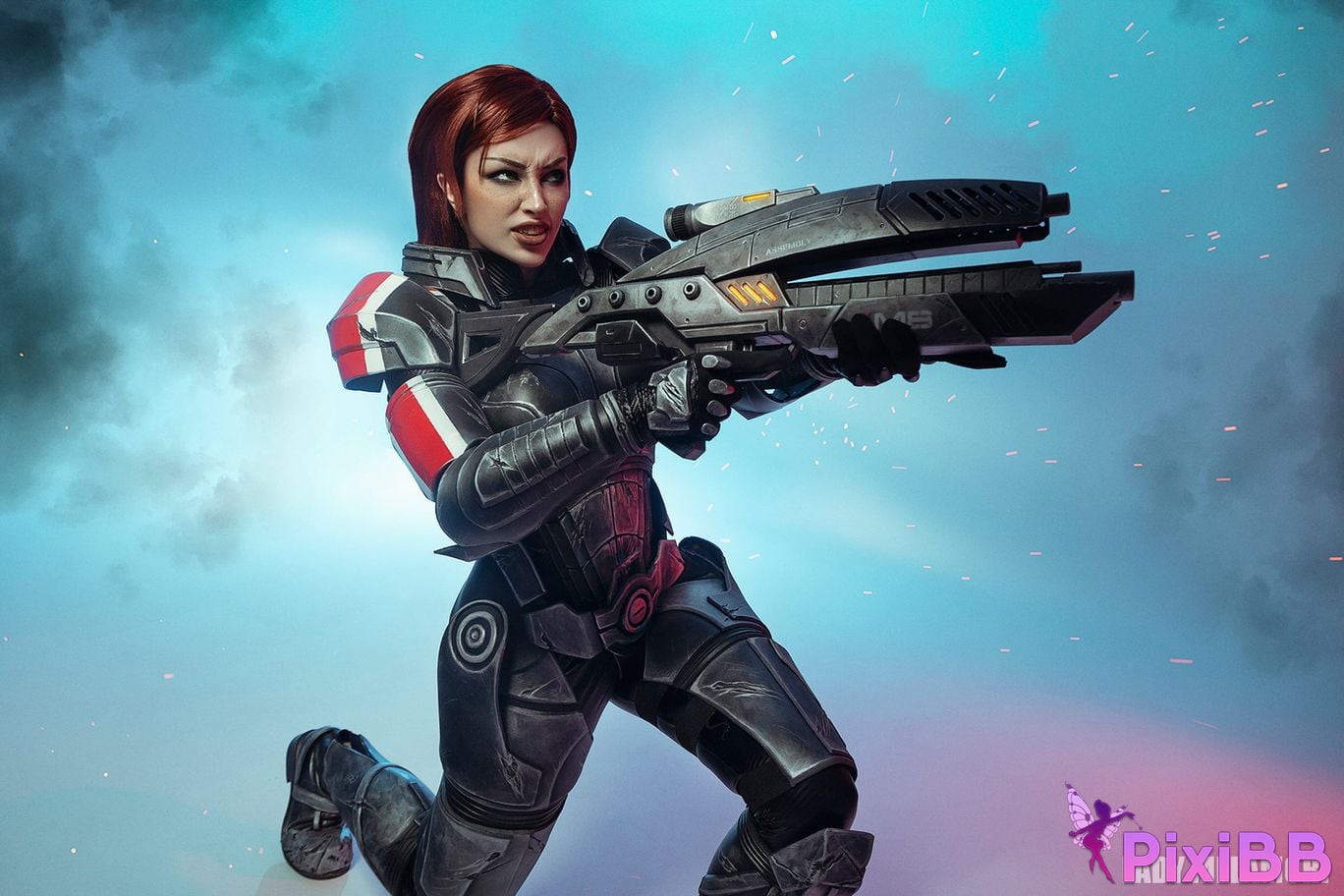 Lada Lyumos & Lady Melamori Commander Shepard & Miranda Lawson PixiBB.COM 22