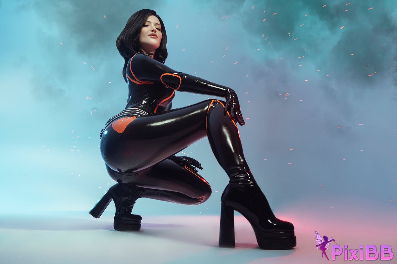 Lada Lyumos & Lady Melamori Commander Shepard & Miranda Lawson PixiBB.COM 31