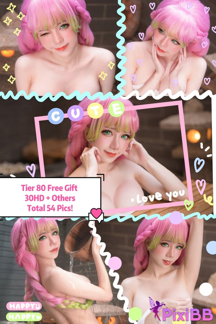 Sally Dorasnow Mitsuri Kanroji Onsen PixiBB.COM