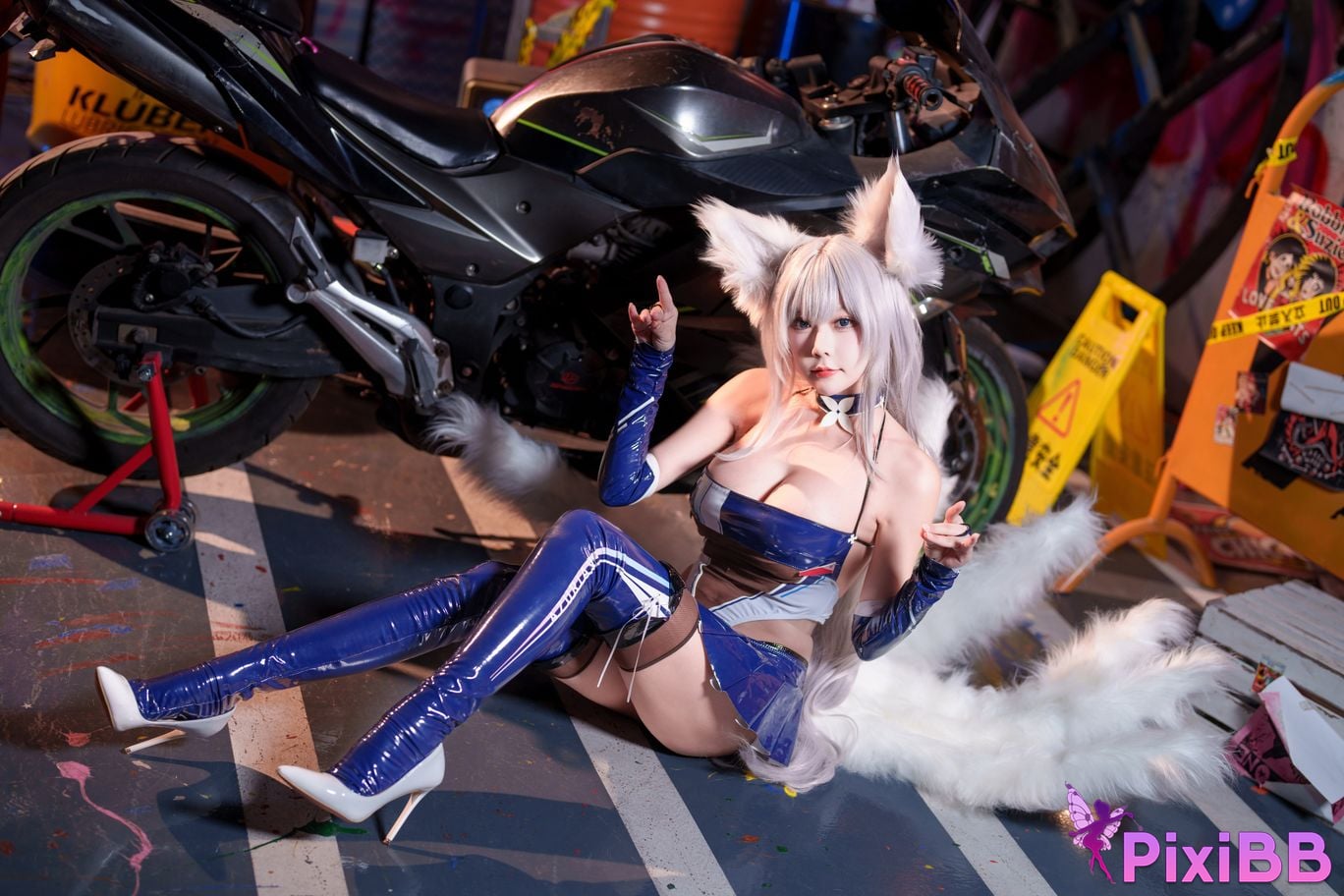 Cosplay Vanilla Meow Lulu Shinoo Racing PixiBB.COM 004