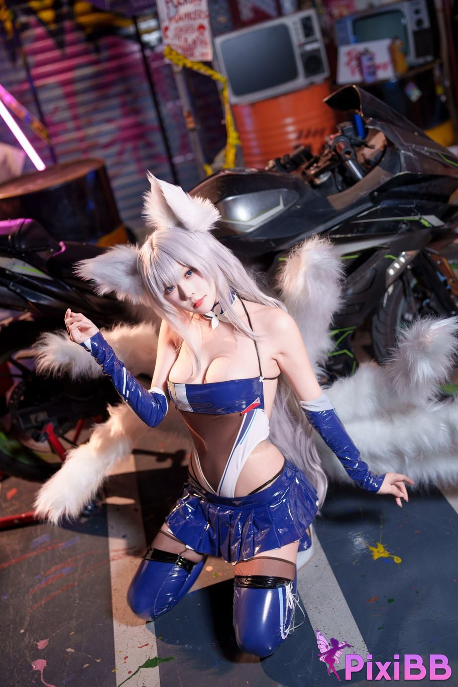 Cosplay Vanilla Meow Lulu Shinoo Racing PixiBB.COM 010