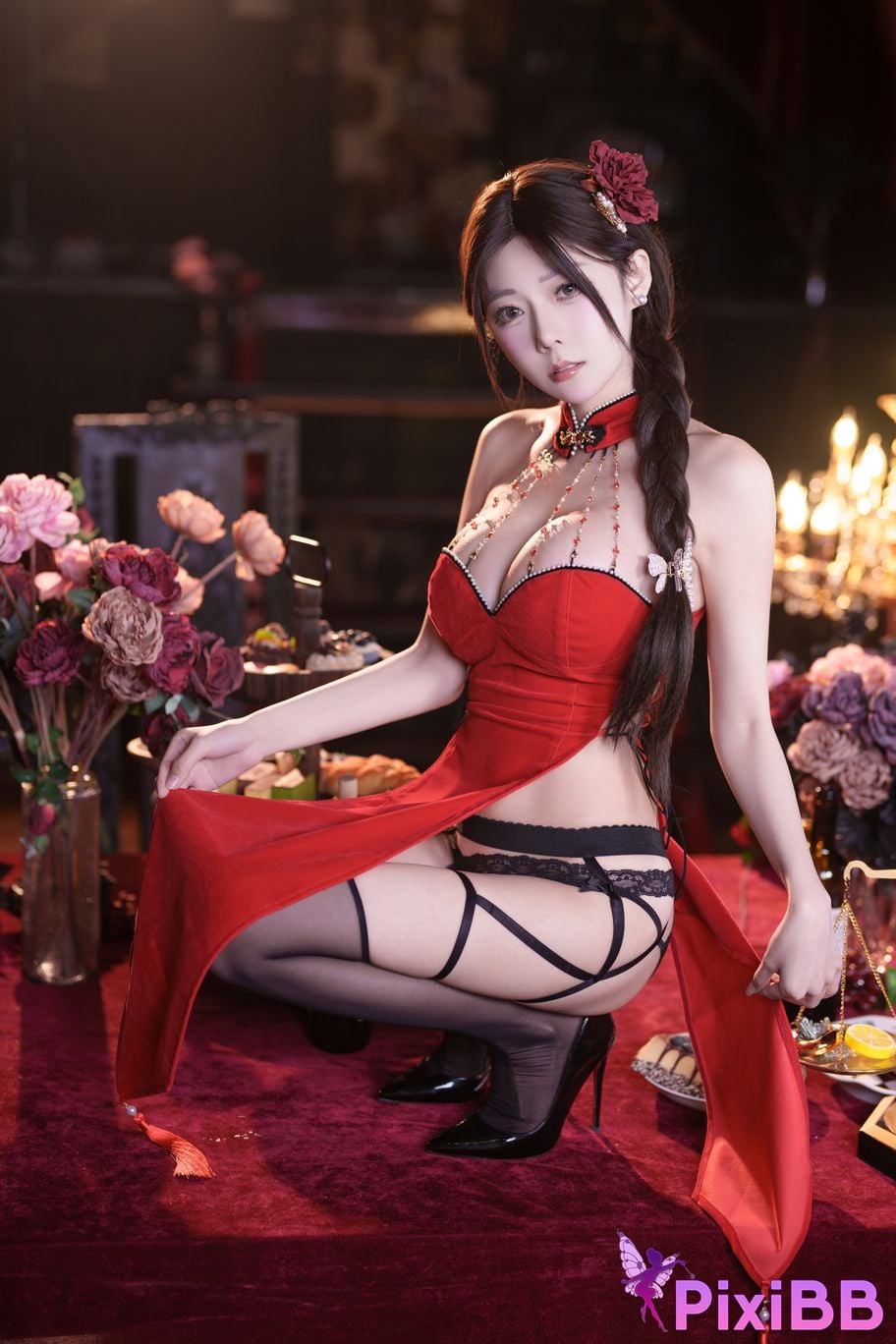 Cosplay Vanilla Meow Lulu 2025 Spring Festival PixiBB.COM 030