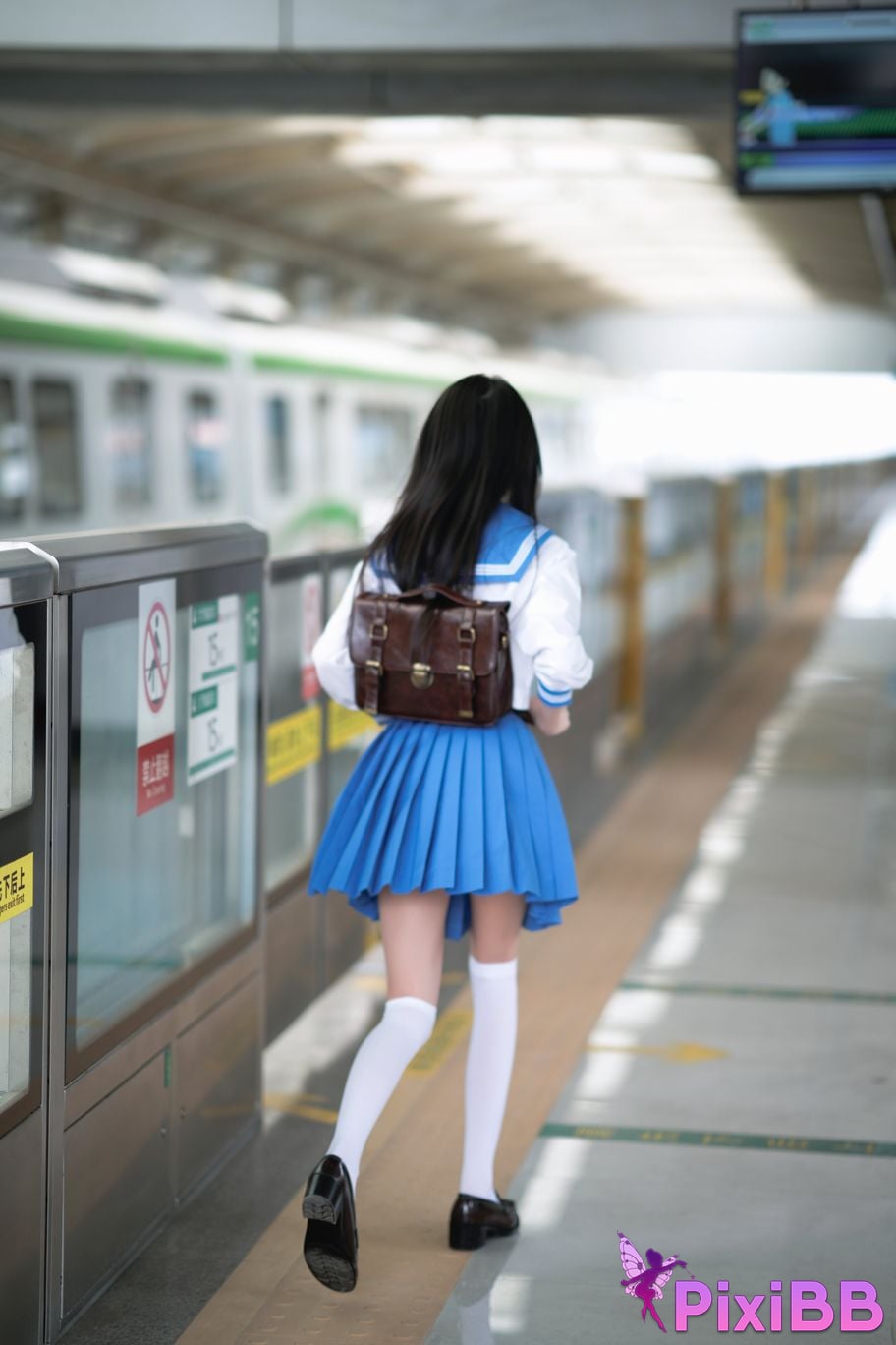 Cosplay Nan Di Subway JK PixiBB.COM 012