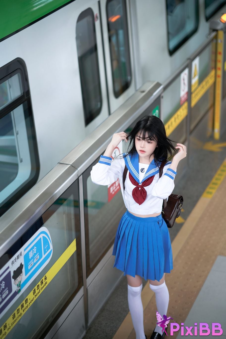 Cosplay Nan Di Subway JK PixiBB.COM 018