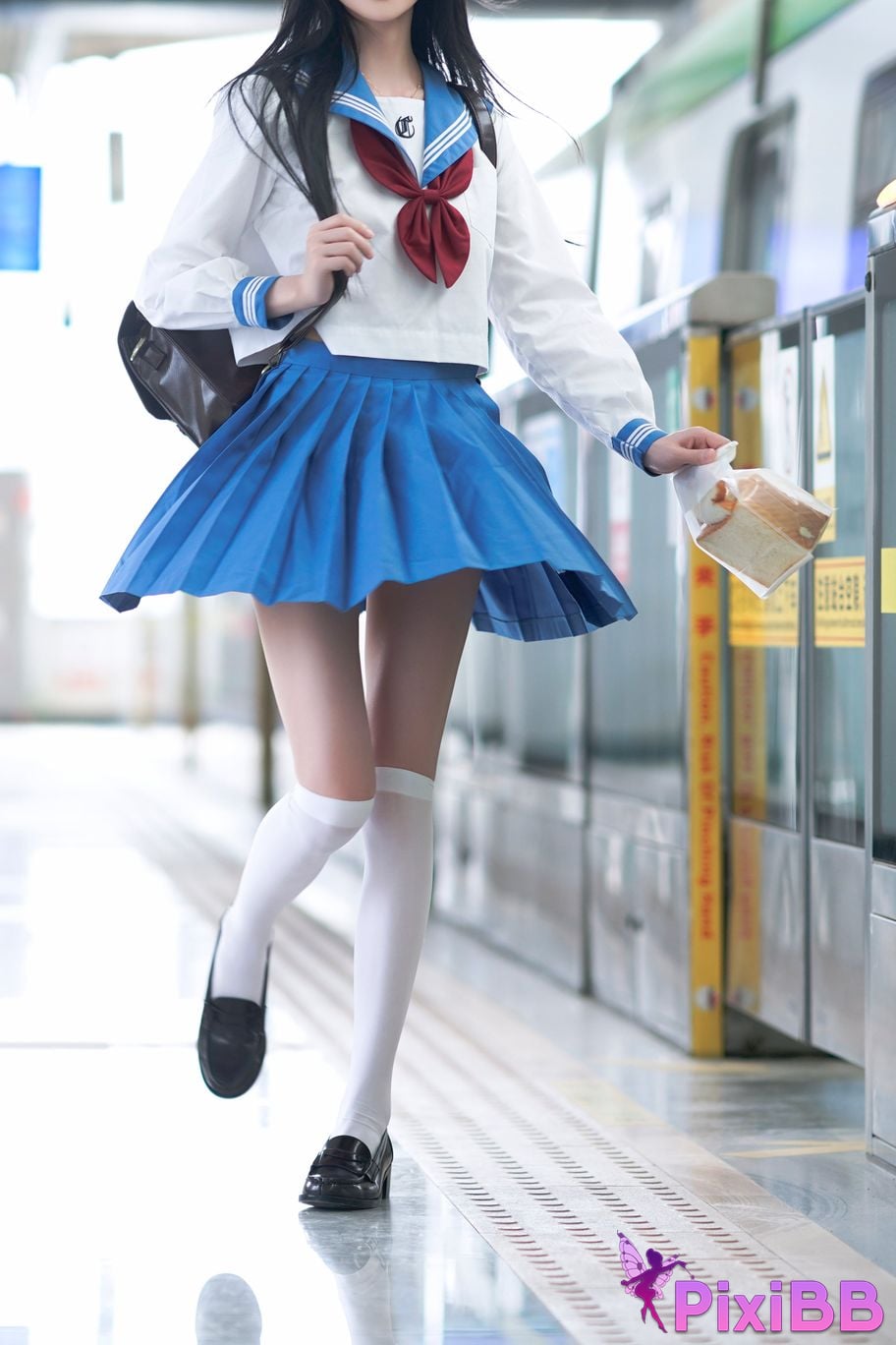 Cosplay Nan Di Subway JK PixiBB.COM 021