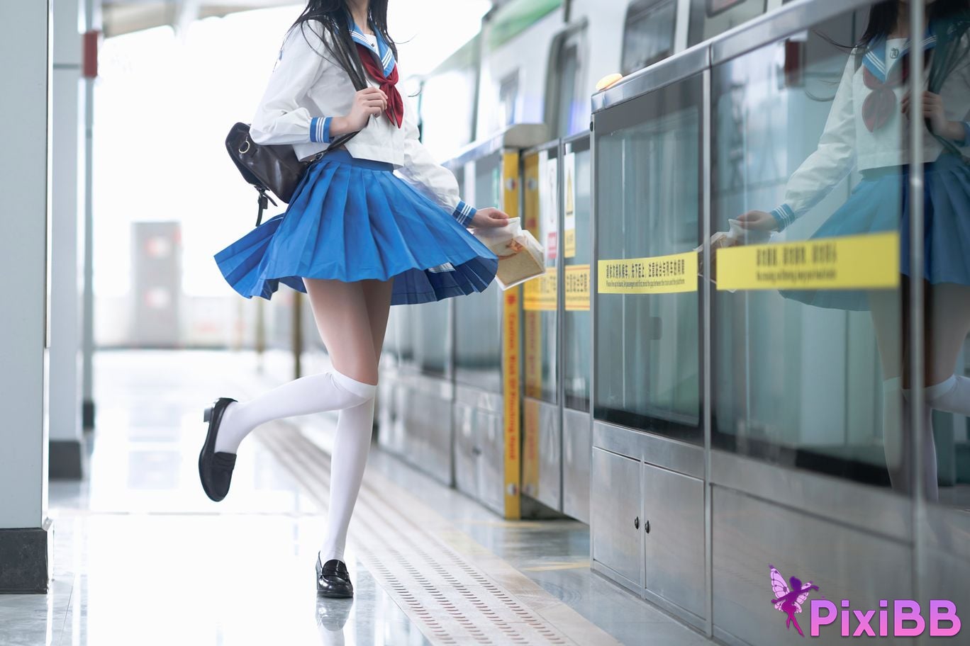 Cosplay Nan Di Subway JK PixiBB.COM 022