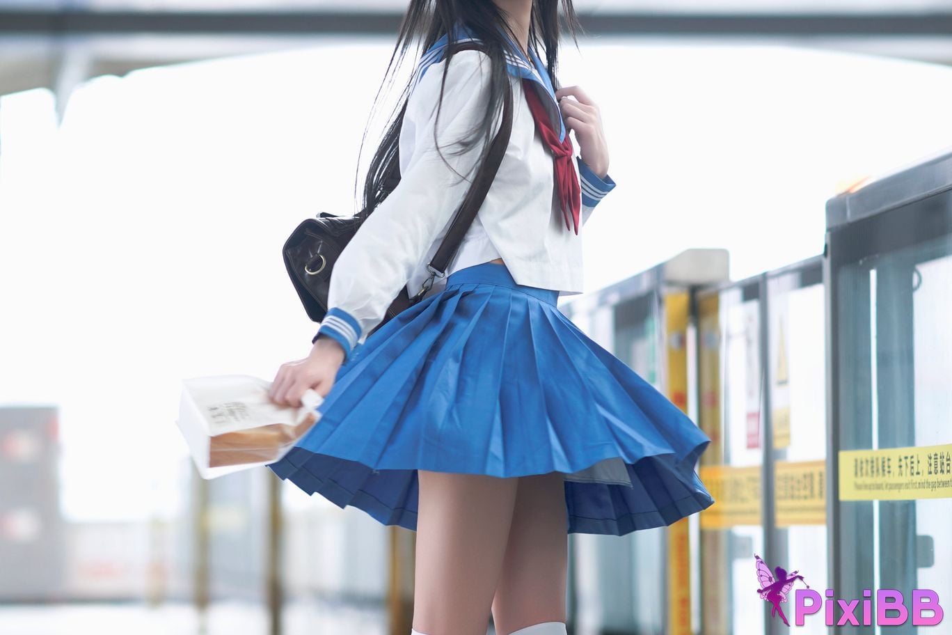 Cosplay Nan Di Subway JK PixiBB.COM 023