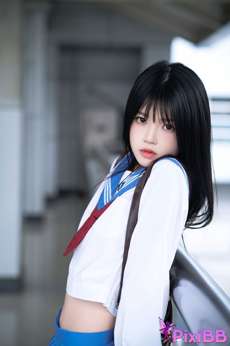 Cosplay Nan Di Subway JK PixiBB.COM 025