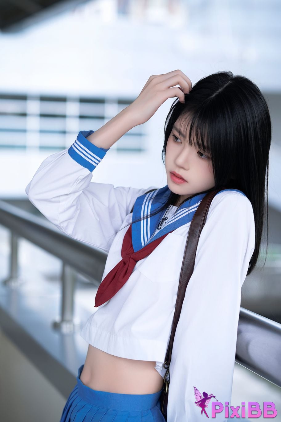 Cosplay Nan Di Subway JK PixiBB.COM 026