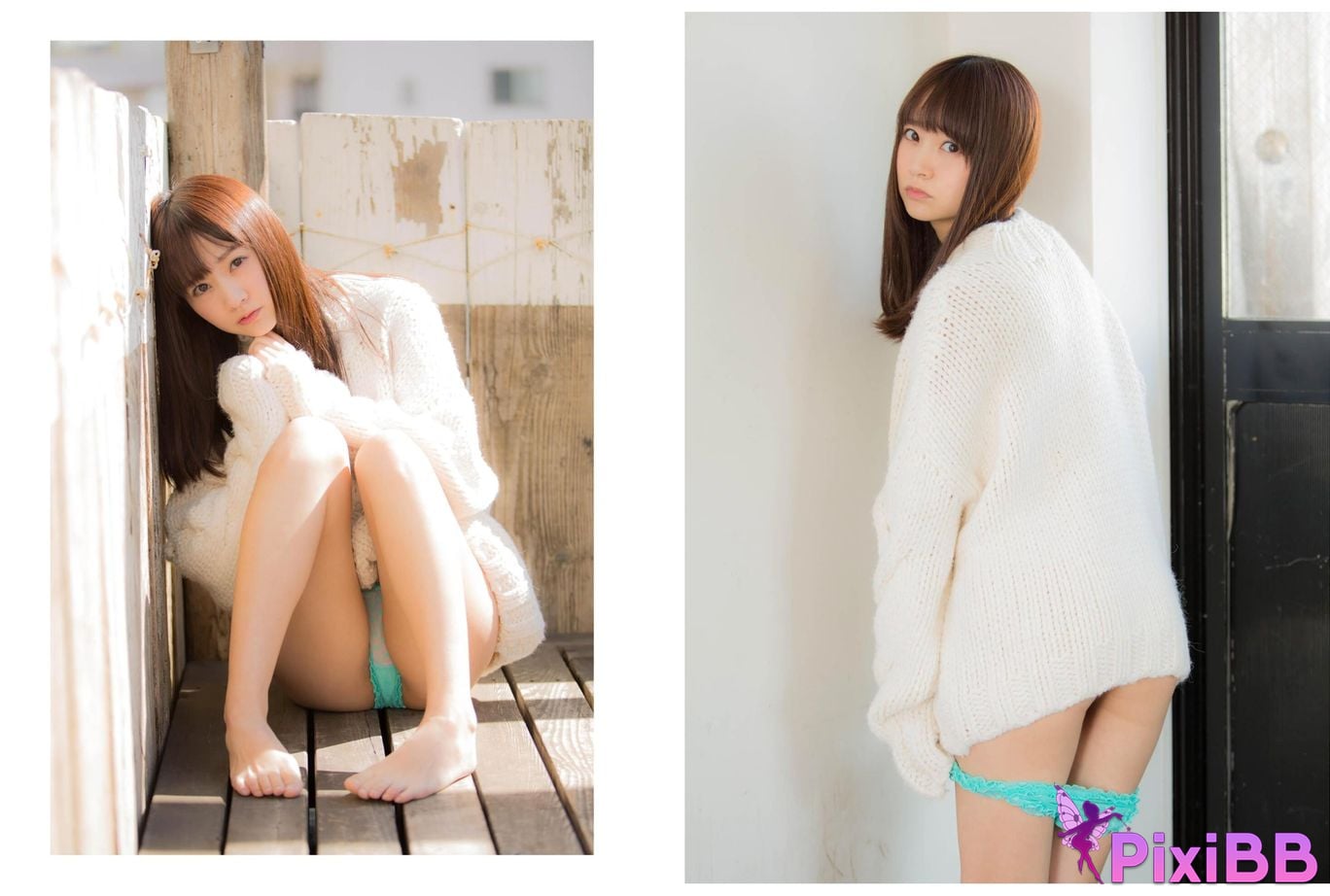 Japanese Idol Nitori Sayaka moreography Moagraphy Digital Photobook Sunflowers Mori Anna and others PixiBB.COM 056