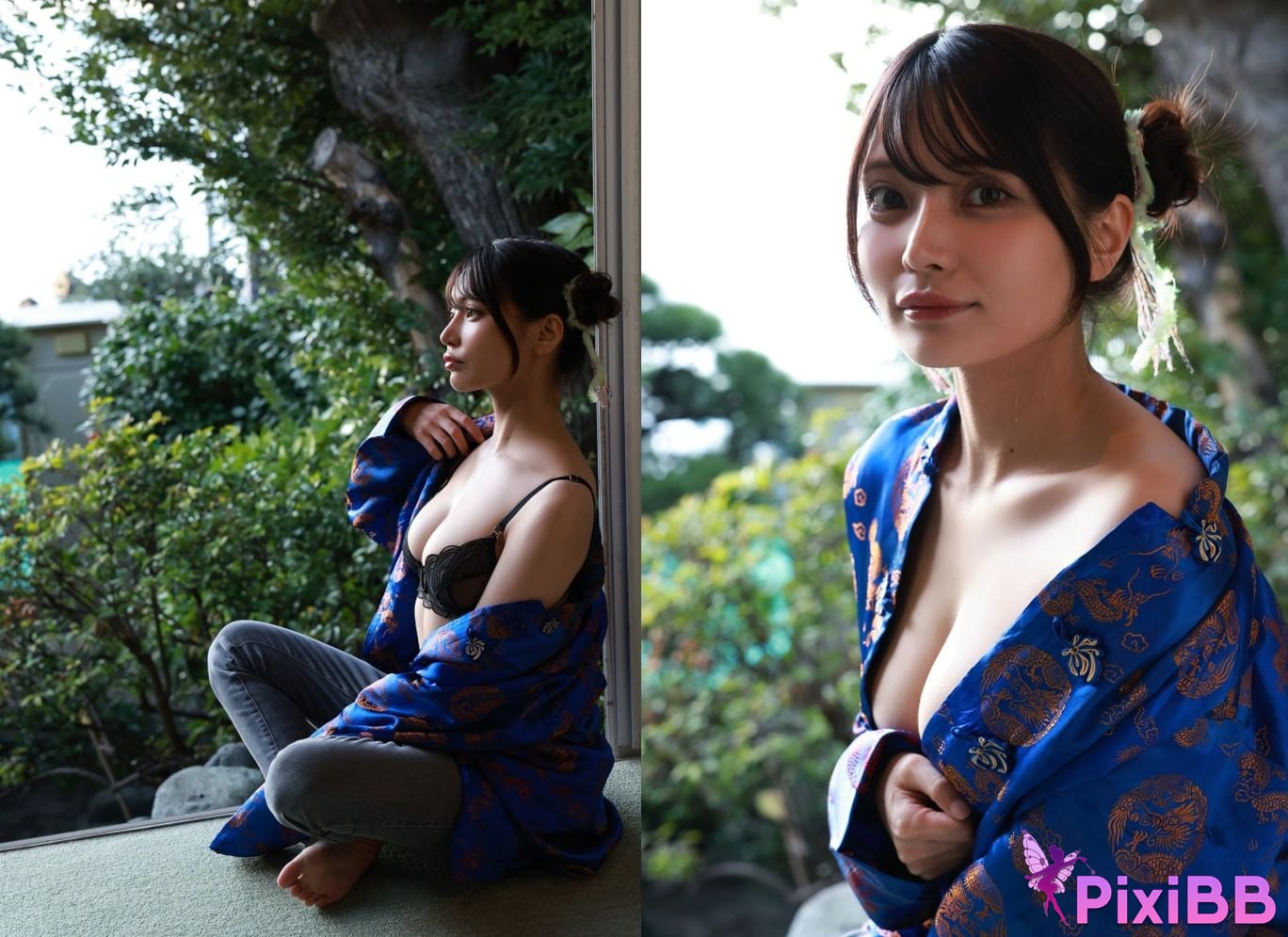 Japanese Idol Nitori Sayaka Shunsho Girl Vol.4 If you turn around Instagram Queen PixiBB.COM 004