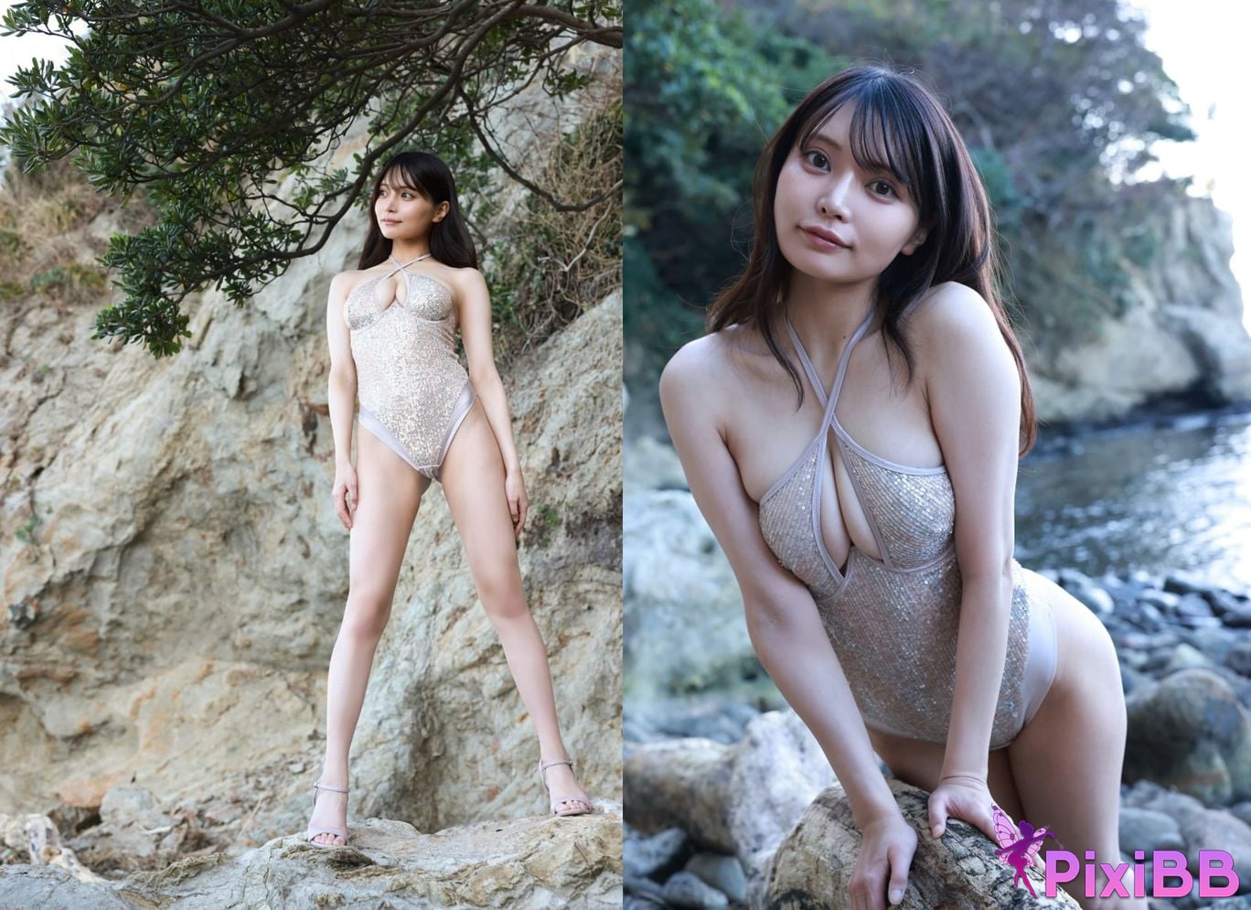 Japanese Idol Nitori Sayaka Shunsho Girl Vol.3 Wet gold bikini is a tangible cultural property PixiBB.COM 014