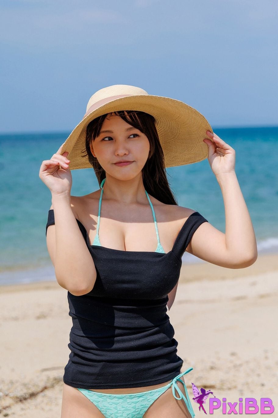 Japanese Idol Hongo Yuzuha Ben Xiang You Ba Expanded version Complete 50P Yanmaga Other YM2025 Year 21 Issue unreleased cut digital photo book PixiBB.COM 013