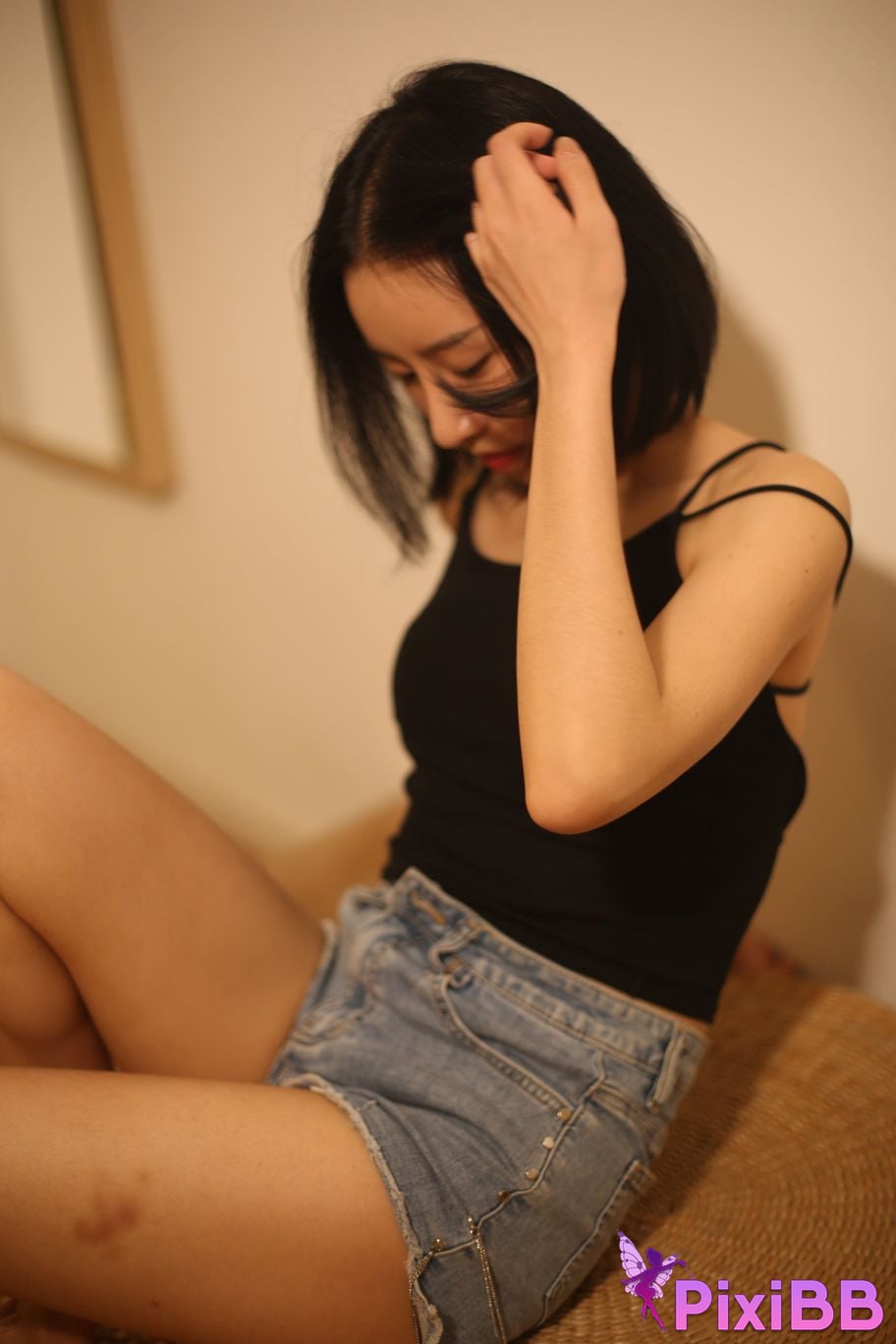 Private Photoshoot Mengmeng The best long legged lady Full scale private shooting PixiBB.COM 038