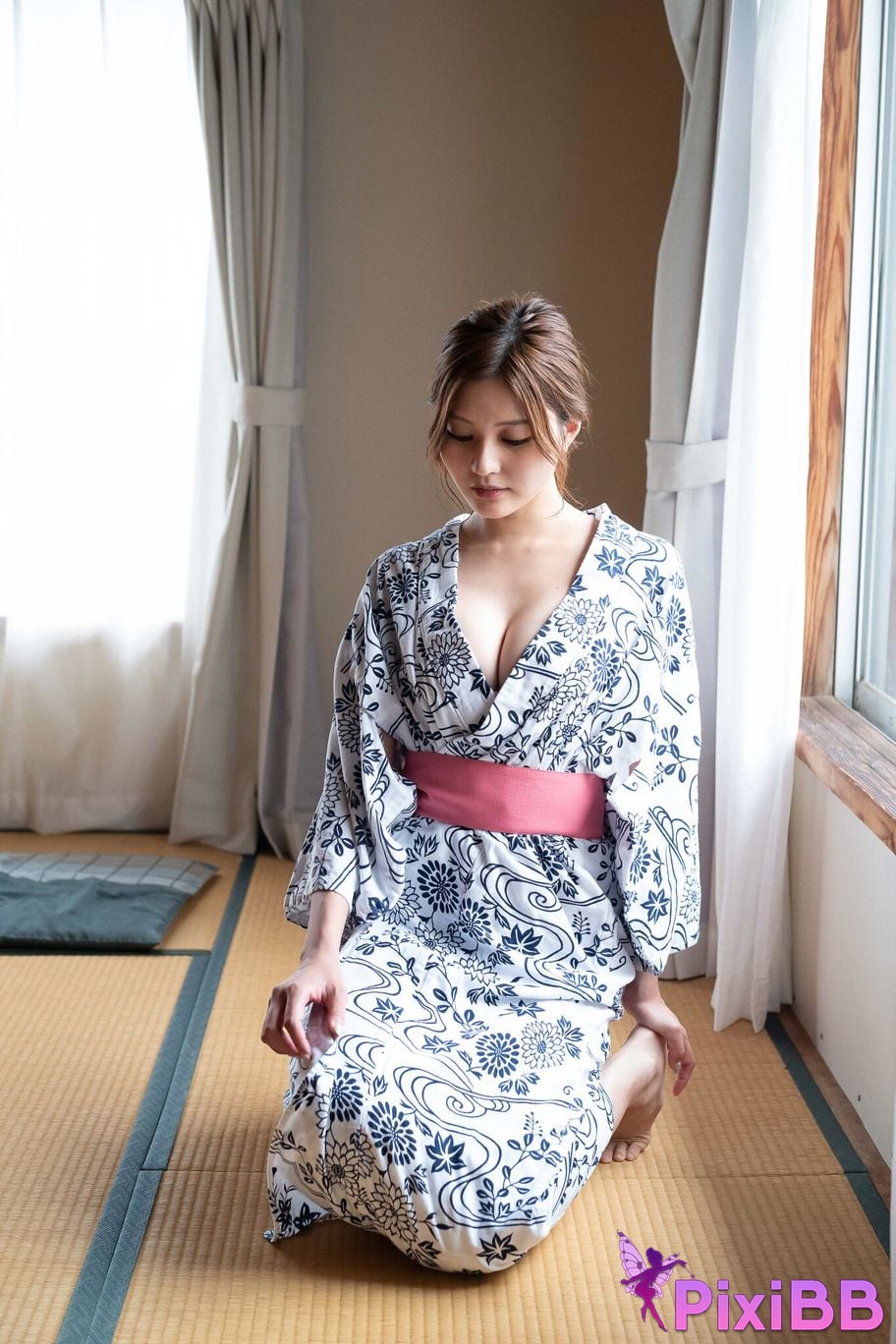 Japanese Idol Yume Hayashi Weekly modern digital photo collection Shower inn PixiBB.COM 051