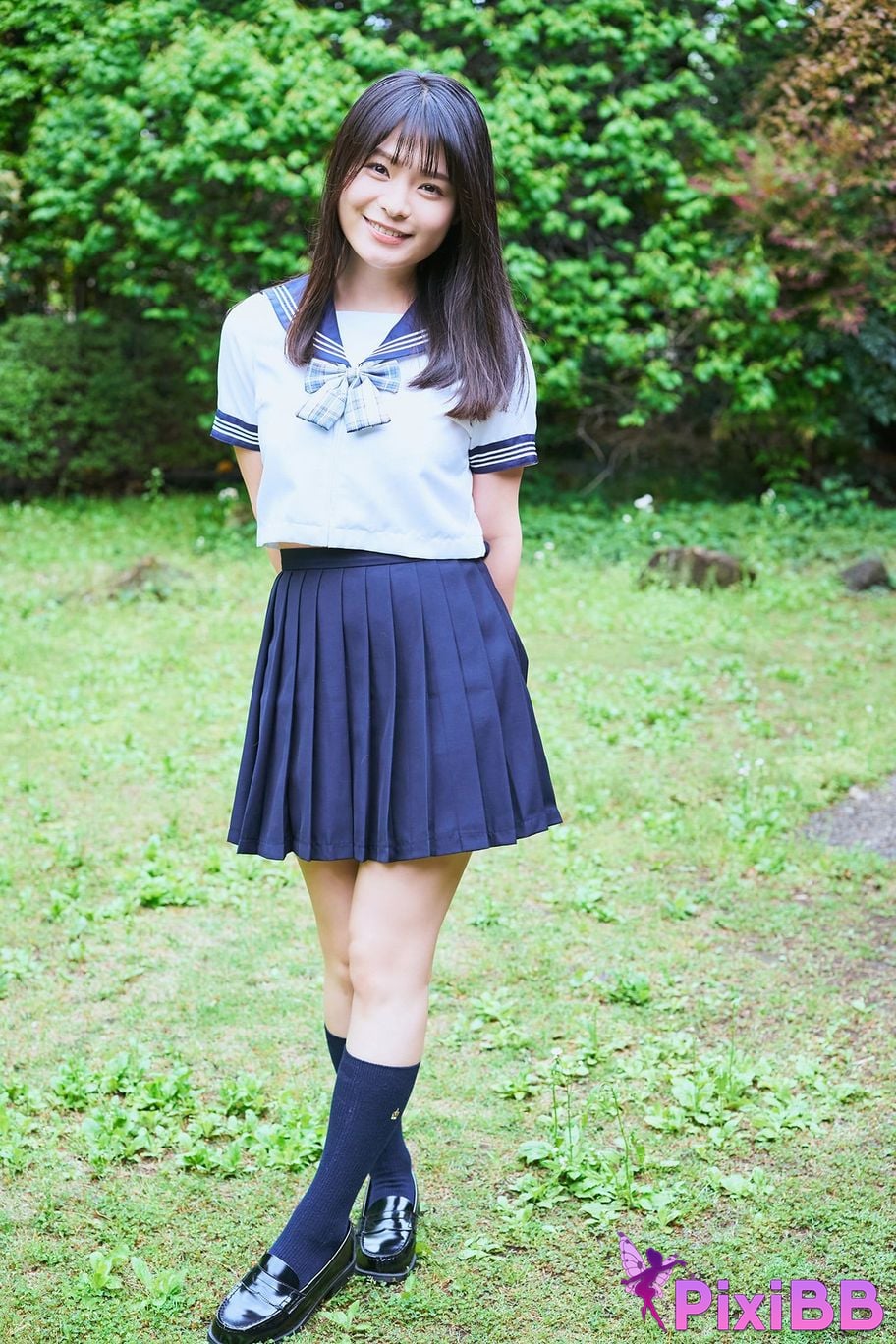 Japanese Idol Mizuki Hoshina Asa Gei Secret digital photo book Vol.4 Lets meet after school sister sailor special PixiBB.COM 002