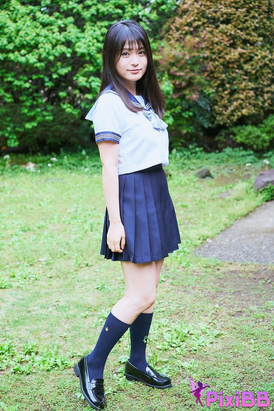 Japanese Idol Mizuki Hoshina Asa Gei Secret digital photo book Vol.4 Lets meet after school sister sailor special PixiBB.COM 003