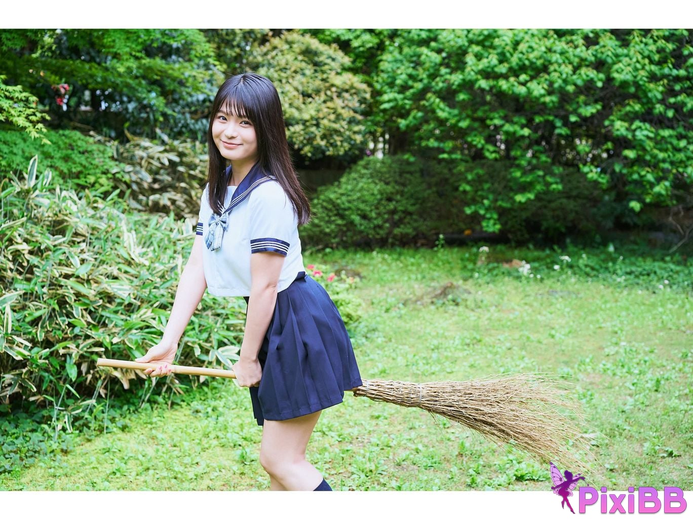 Japanese Idol Mizuki Hoshina Asa Gei Secret digital photo book Vol.4 Lets meet after school sister sailor special PixiBB.COM 006