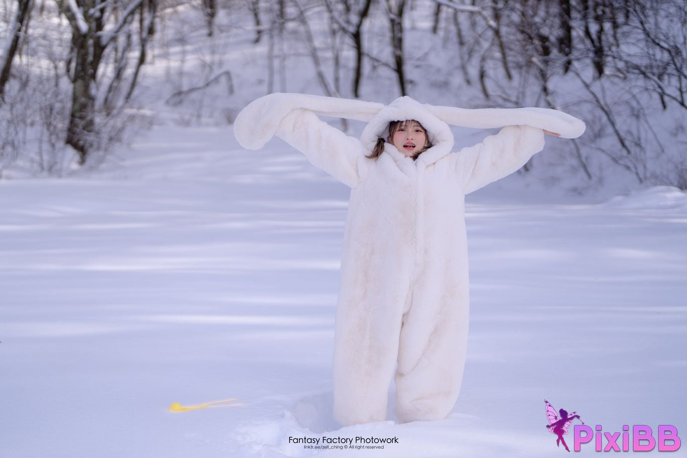 Fantasy Factory Snow Rabbit PixiBB.COM