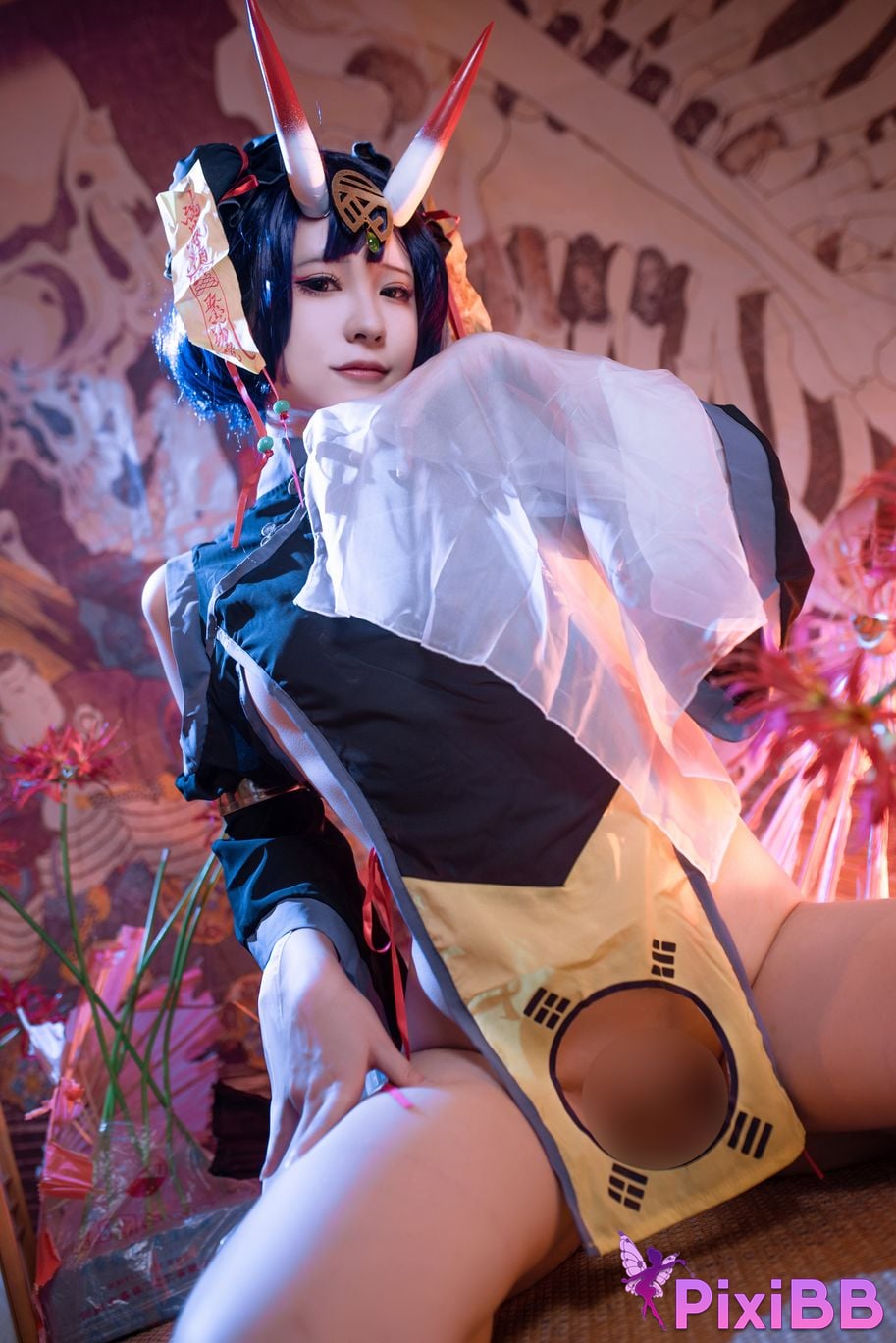 Cosplay Quan Ran is a little hungry FGO Shuitun Boy Fan Little Zombie PixiBB.COM 009