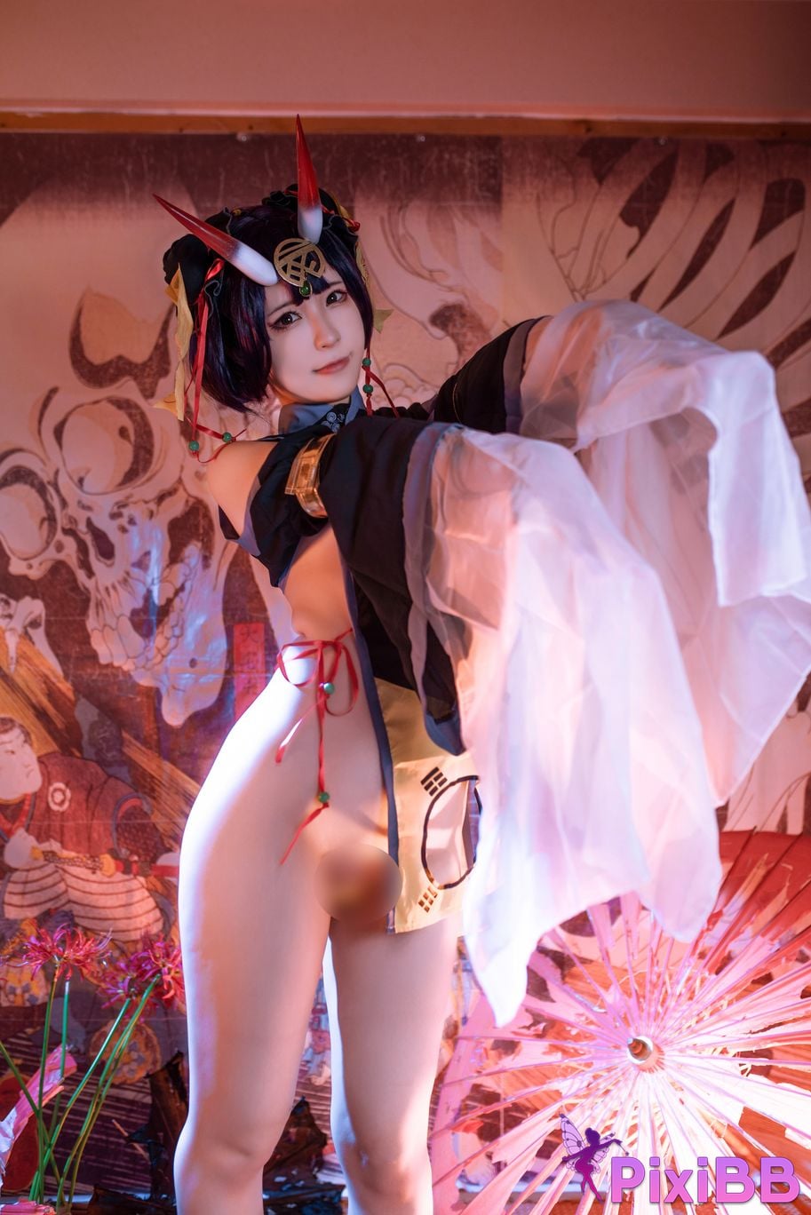 Cosplay Quan Ran is a little hungry FGO Shuitun Boy Fan Little Zombie PixiBB.COM 016