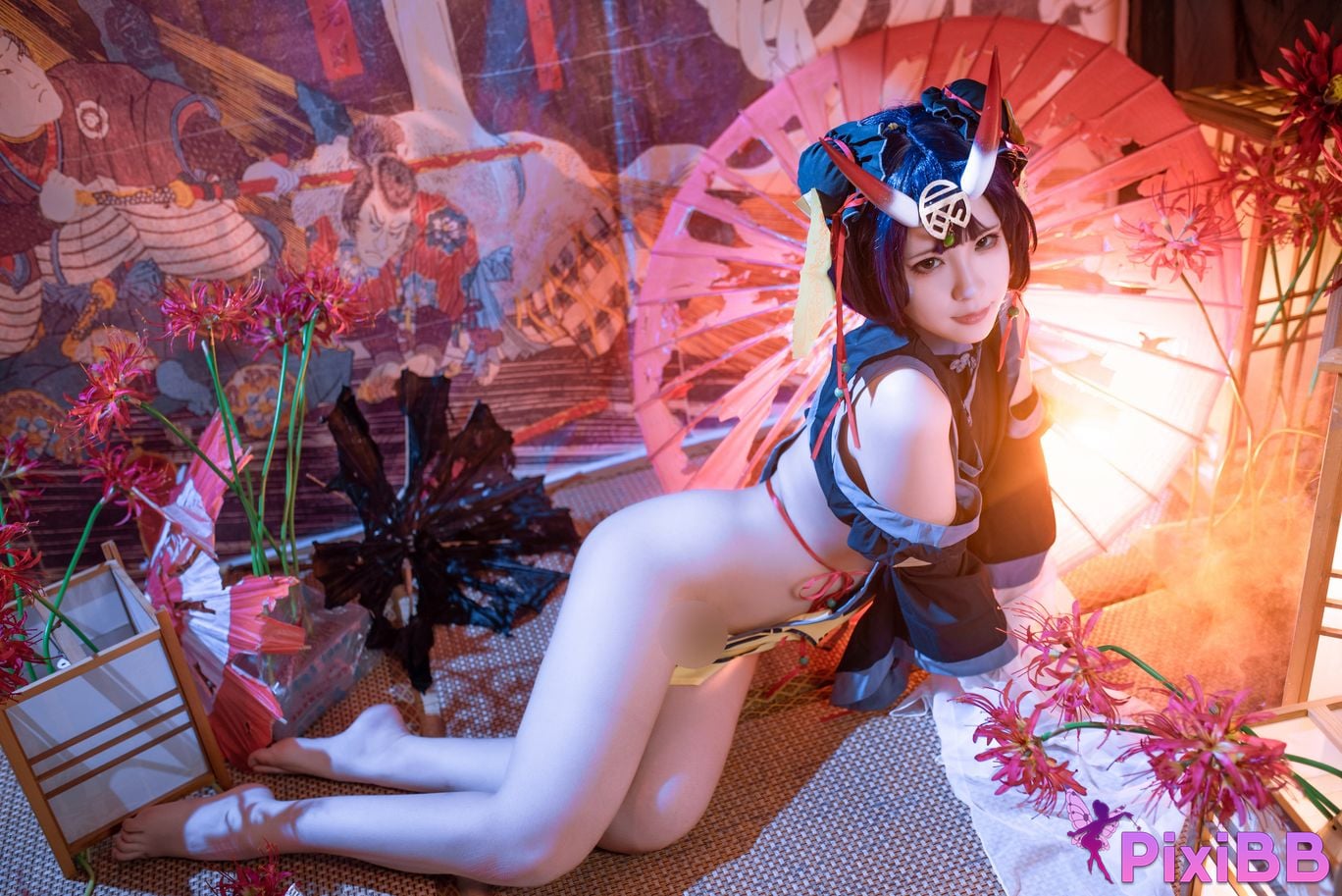 Cosplay Quan Ran is a little hungry FGO Shuitun Boy Fan Little Zombie PixiBB.COM 017