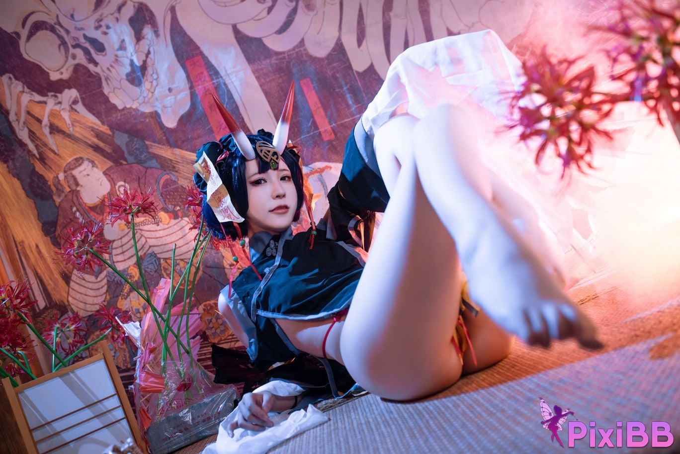 Cosplay Quan Ran is a little hungry FGO Shuitun Boy Fan Little Zombie PixiBB.COM 025