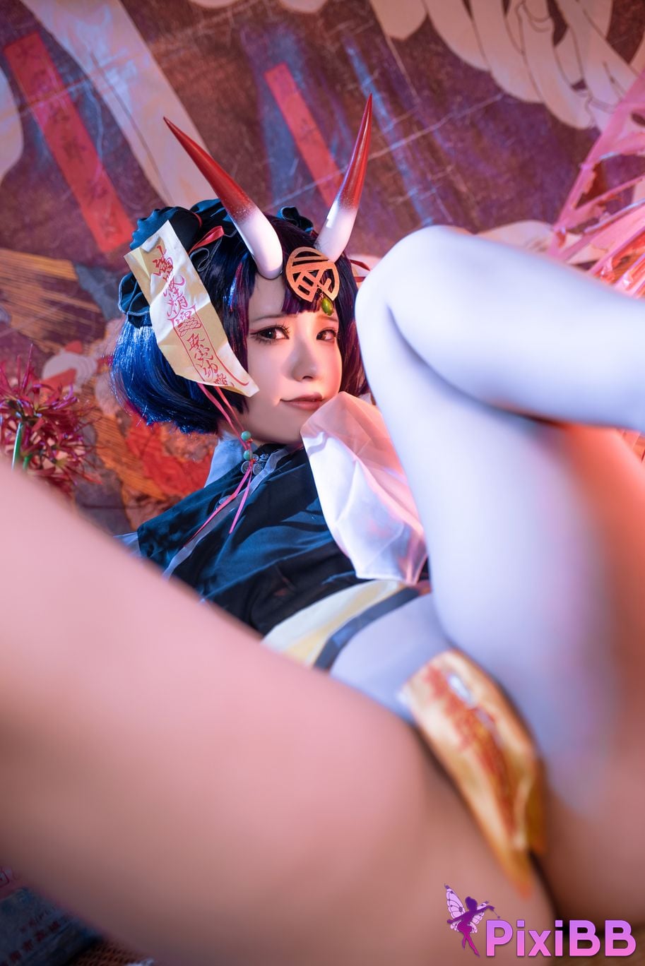 Cosplay Quan Ran is a little hungry FGO Shuitun Boy Fan Little Zombie PixiBB.COM 042