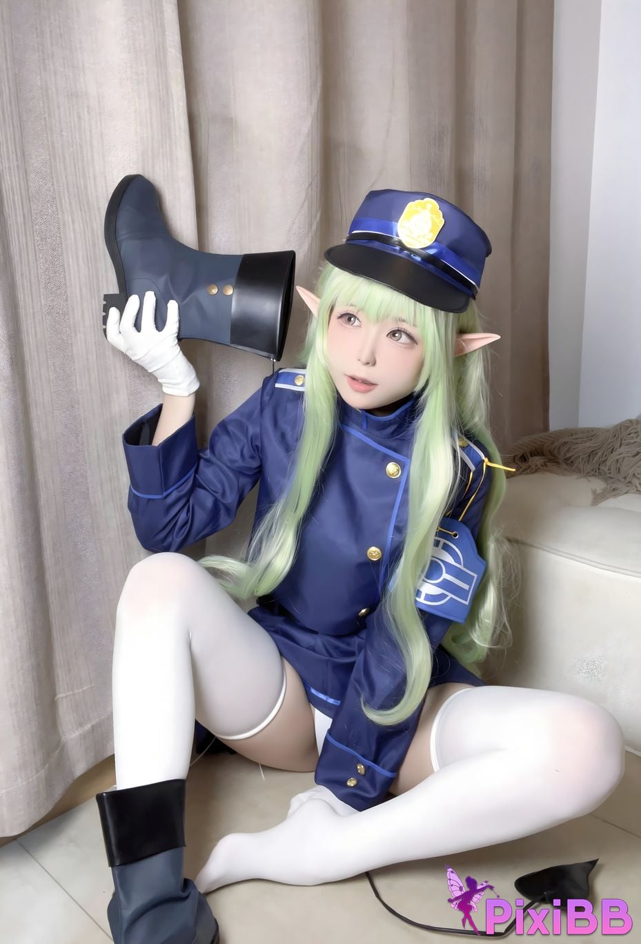 Cosplay Quanran is a little hungry Blue Archives Orange Light PixiBB.COM 009