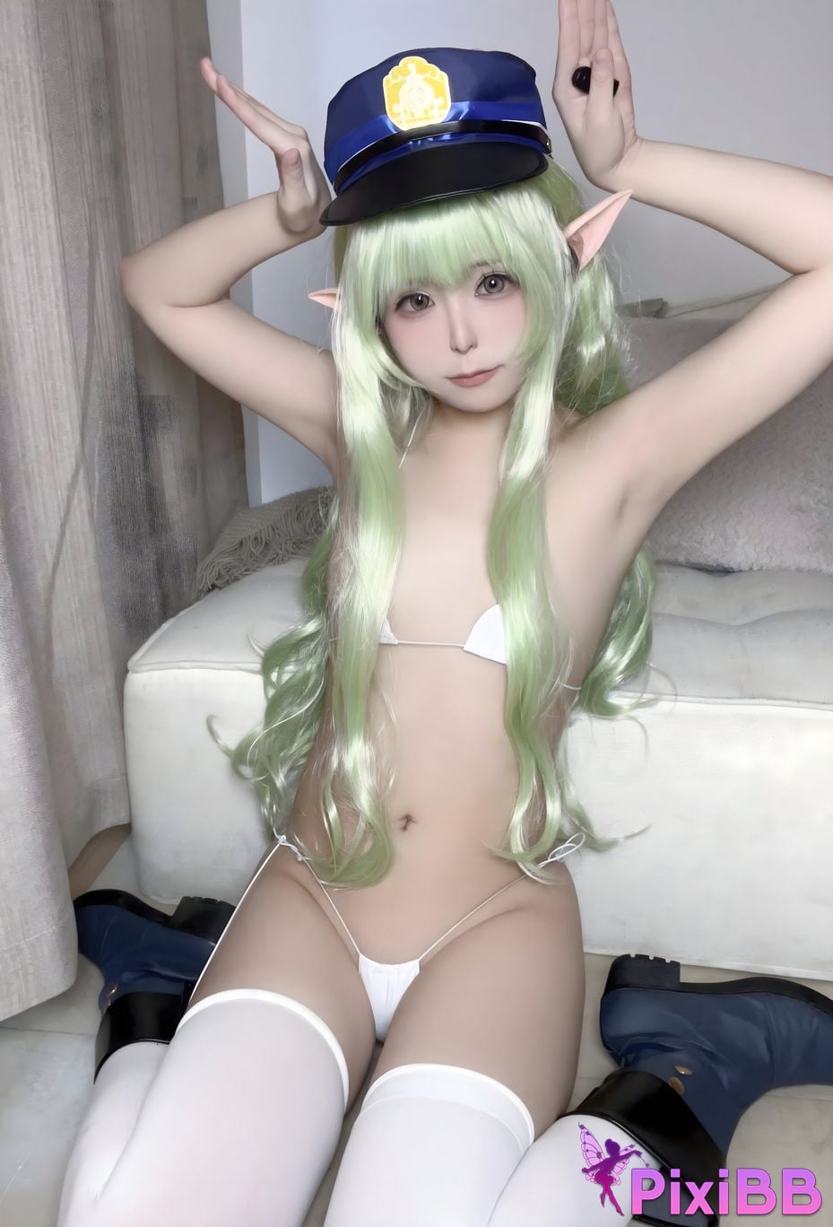 Cosplay Quanran is a little hungry Blue Archives Orange Light PixiBB.COM 019