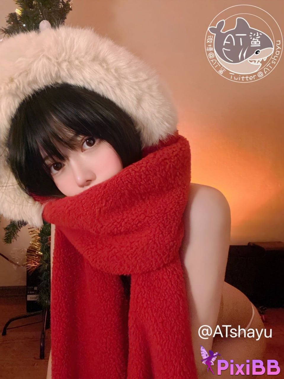 Cosplayer AT shark New Years Eve Limited PixiBB.COM 001