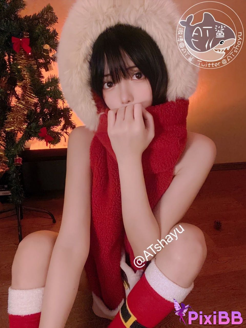 Cosplayer AT shark New Years Eve Limited PixiBB.COM 028