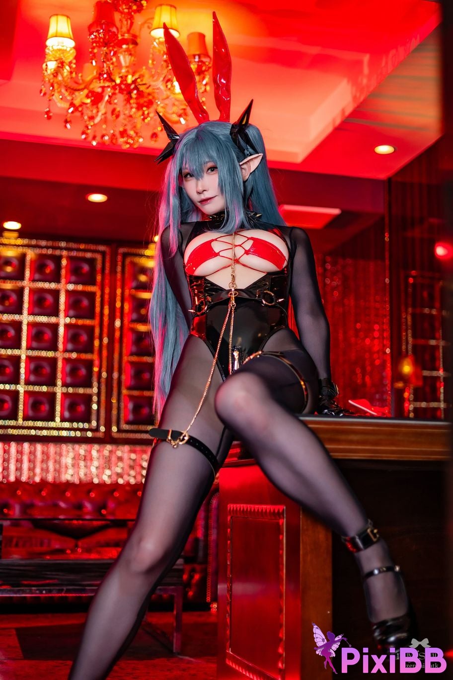 Cosplayer Atsuki azur lane mogador and regensburg PixiBB.COM 212