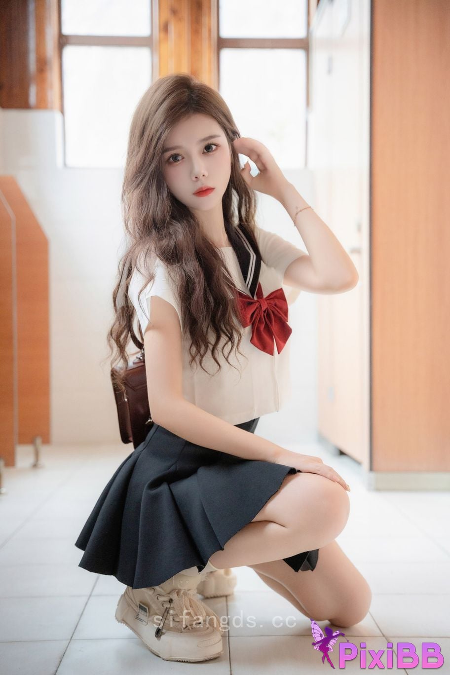 XR Uncensored Photographing cucumbers R18 XIUREN Model The perfect combination of innocence and vitality PixiBB.COM 013