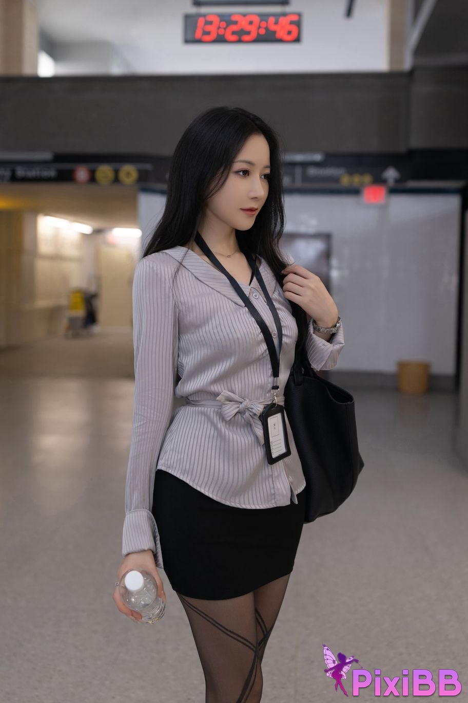 No watermark for in app purchases caviar Fish XIUREN model Hypnotic subway PixiBB.COM 005