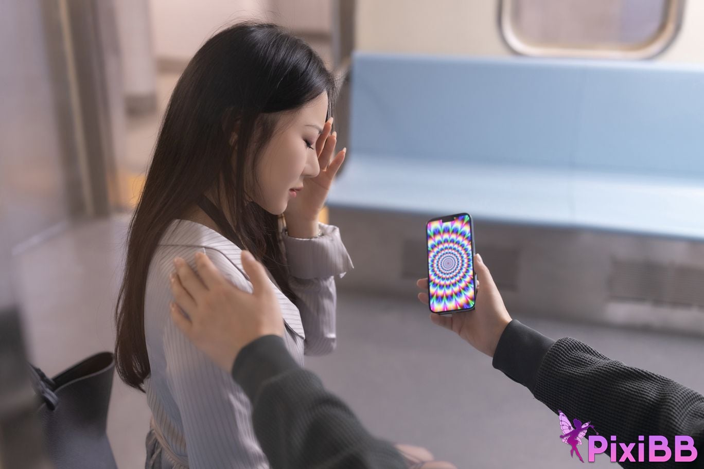 No watermark for in app purchases caviar Fish XIUREN model Hypnotic subway PixiBB.COM 024